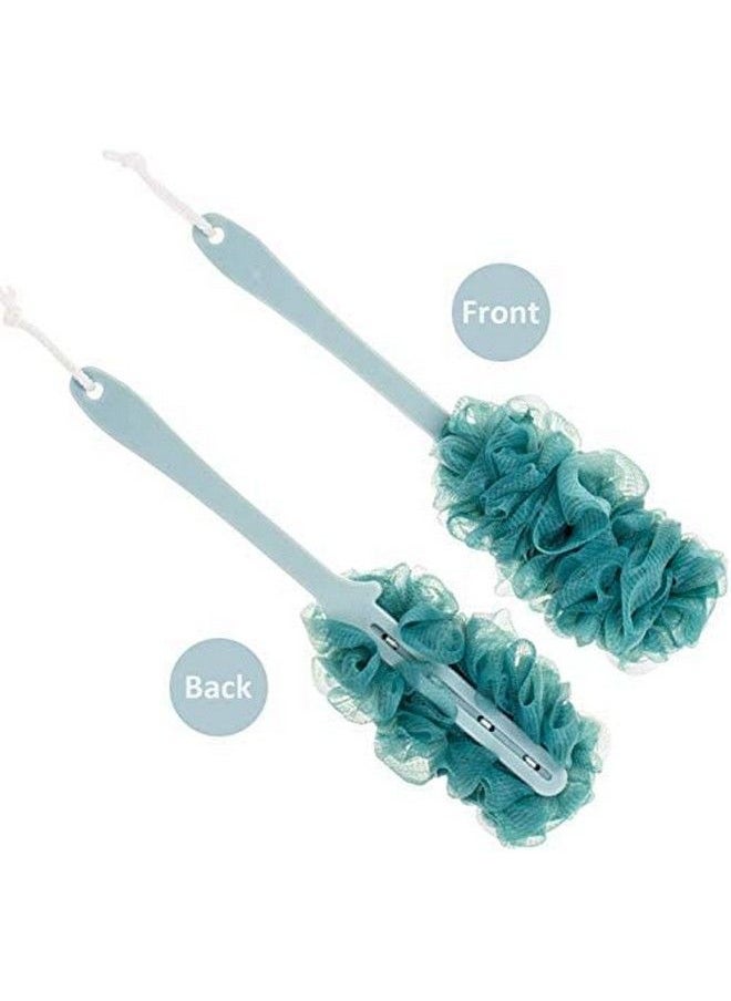 Four Season - Loofah Back Scrubber For Shower ;Multicolour; ; Pack Of 2 ; Long Handle Bath Sponge Shower Brush Soft Nylon Mesh Back Cleaner Washer Body Bath Brush For Women And Men - Image 1