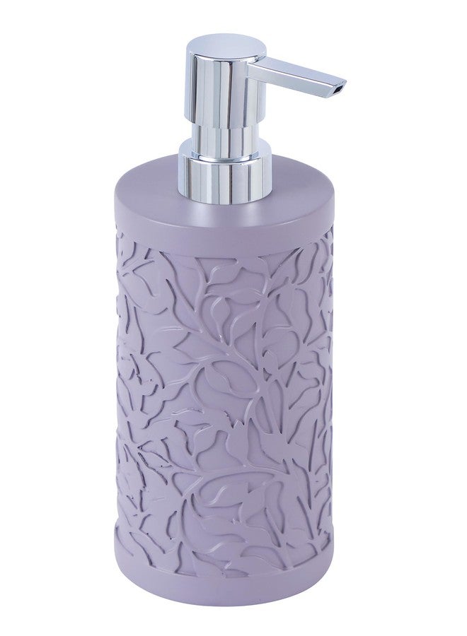 Obsessions Soap & Lotion Dispenser, Polyresin, Ideal for Bathroom, Kitchen Vanity 320ml, Purple - Image 3
