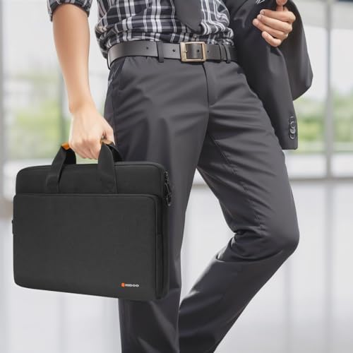 NIDOO 13 inch Laptop Bag Sleeve Case for 14 inch MacBook Pro M3/ 13" 13.6" MacBook Air M2 M3, Computer Shoulder Bag Briefcase for 13.5" Surface Laptop 5 6 / Asus ZenBook14 / 14.5" Dell XPS/Lenovo HP - Image 5