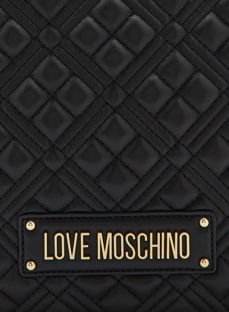 Love Moschino Quilted Backpack