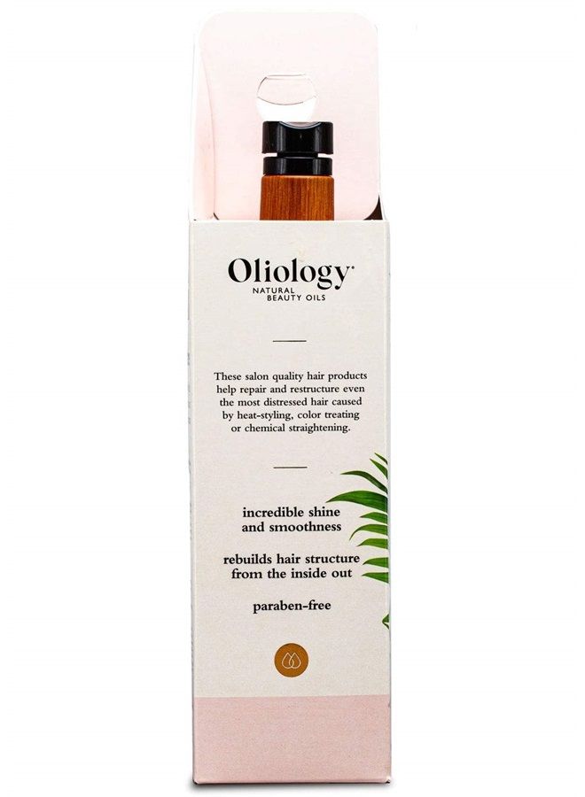 Oliology Nutrient Rich Coconut Oil Shampoo & Conditioner Combo Pack - Helps Restore Damaged Hair | Provides Intense Shine | Moisturizing | Made in USA, Cruelty Free & Paraben Free (32oz) - Image 5