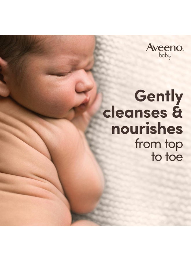 Aveeno Baby Daily Care Hair and Body Wash Gift Box, 250ml, Pack of 3, Gentle Formula for Newborns and Toddlers - Image 2