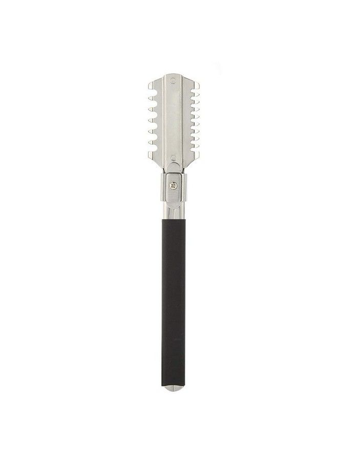 yuyte Razor Comb Doubleedge Razor Blades Manual Hair Cutting Thinning Barber Comb - Image 1