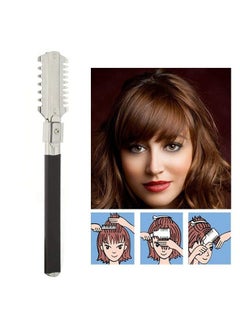 yuyte Razor Comb Doubleedge Razor Blades Manual Hair Cutting Thinning Barber Comb  - Image 4