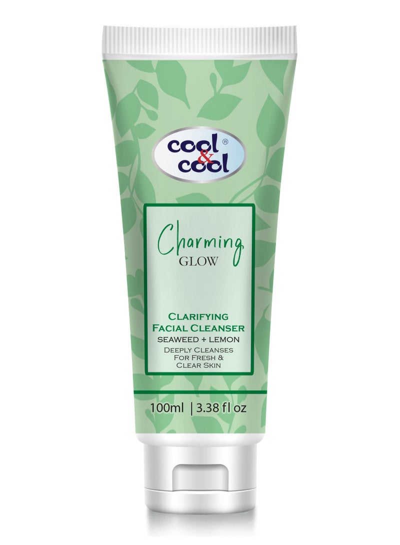 كول اند كول منظف ​​الوجه تشارمينج جلو من كول آند كول | الأعشاب البحرية والليمون وشجرة الشاي ؛ ينظف بعمق للحصول على بشرة منتعشة ونقية ، 100 مل - Image 1