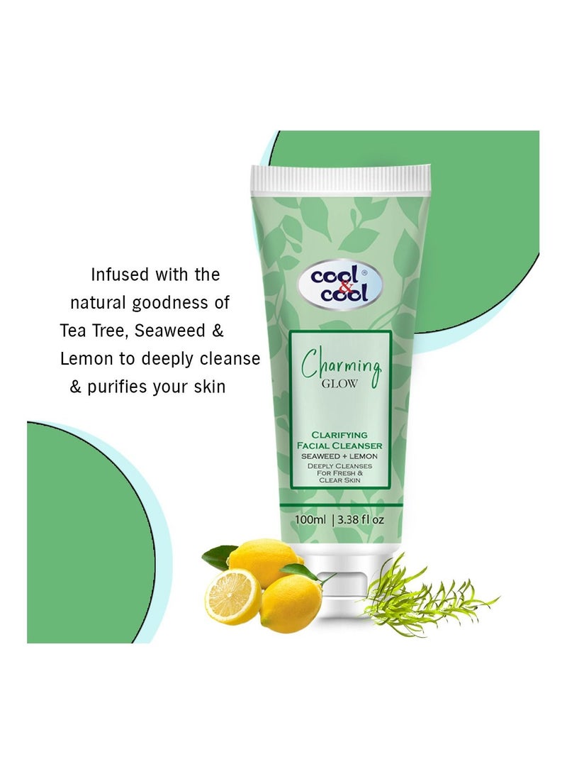 كول اند كول منظف ​​الوجه تشارمينج جلو من كول آند كول | الأعشاب البحرية والليمون وشجرة الشاي ؛ ينظف بعمق للحصول على بشرة منتعشة ونقية ، 100 مل - Image 5