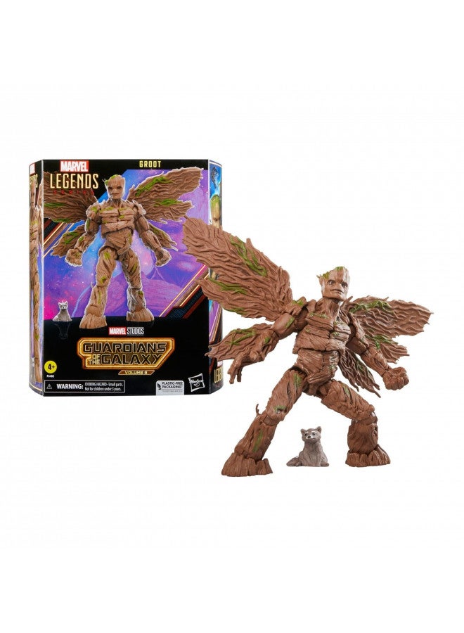 MARVEL مجموعة مارفل ليجندز جروت، حراس المجرة الجزء 3، تماثيل عمل قابلة للجمع بطول 6 إنش، ألعاب للأطفال من عمر 4 سنوات وما فوق - Image 2