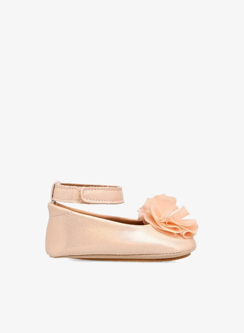 Barefeet Ballerina Shoes with Floral Accent