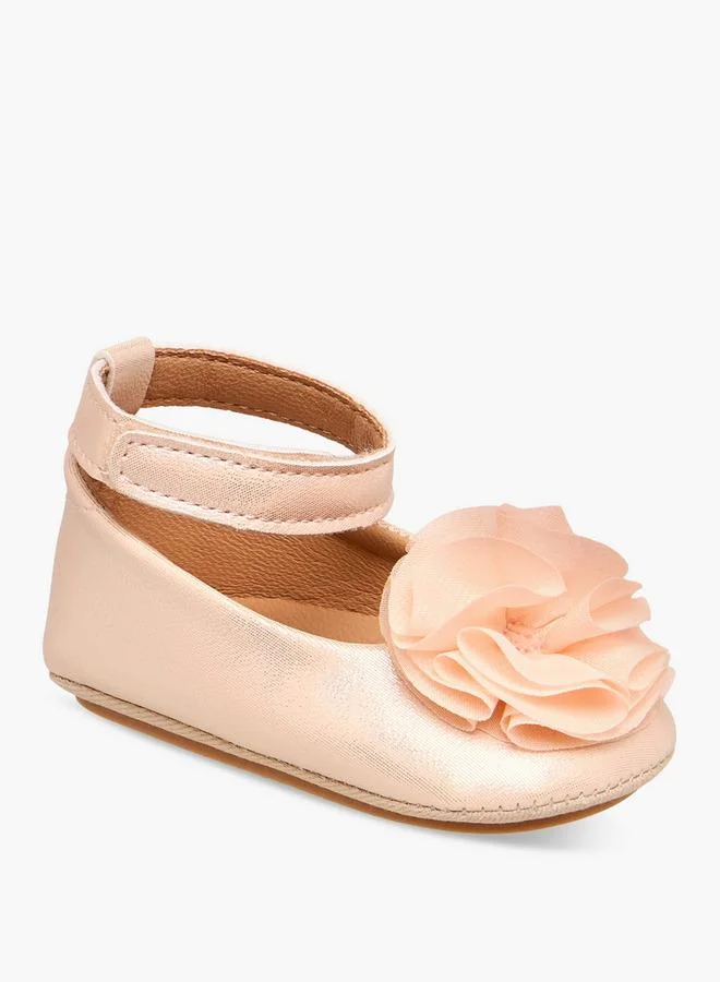 Barefeet Ballerina Shoes with Floral Accent