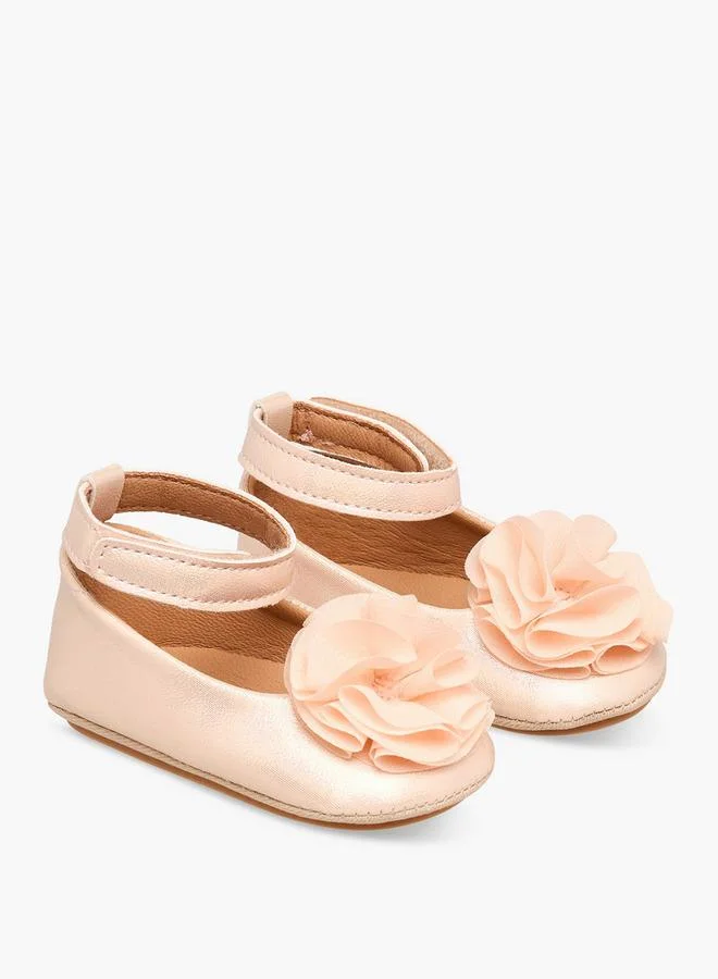 Barefeet Ballerina Shoes with Floral Accent