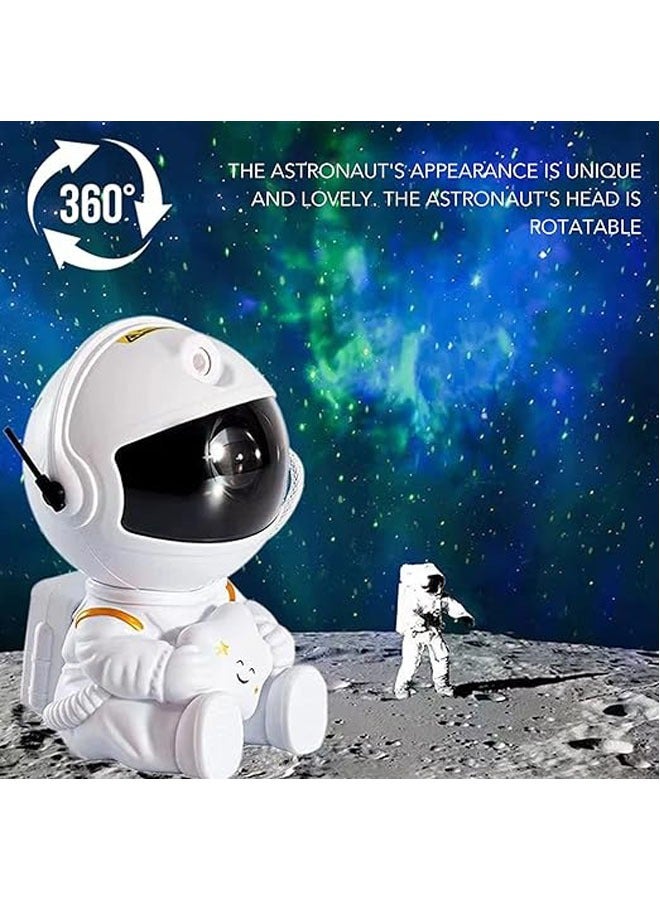 general Astronaut Star Projector Night Light, Remote Control LED RGB Starry Sky Night Light Projector Spaceman Shape Ceiling Star Projector Bedroom Decoration For Kids Adult Family Party - Image 4