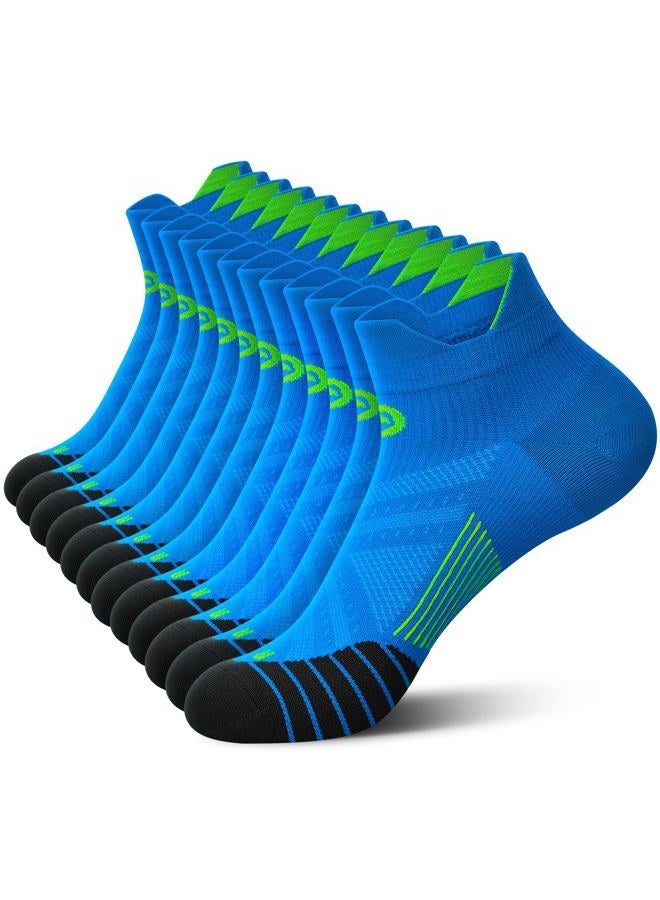 PAPLUS No Show Compression Socks for Men and Women, Low Cut Running Ankle Socks with Arch Support for Plantar Fasciitis, Cyling, Athletic, Flight, Travel, Nurses - Image 1