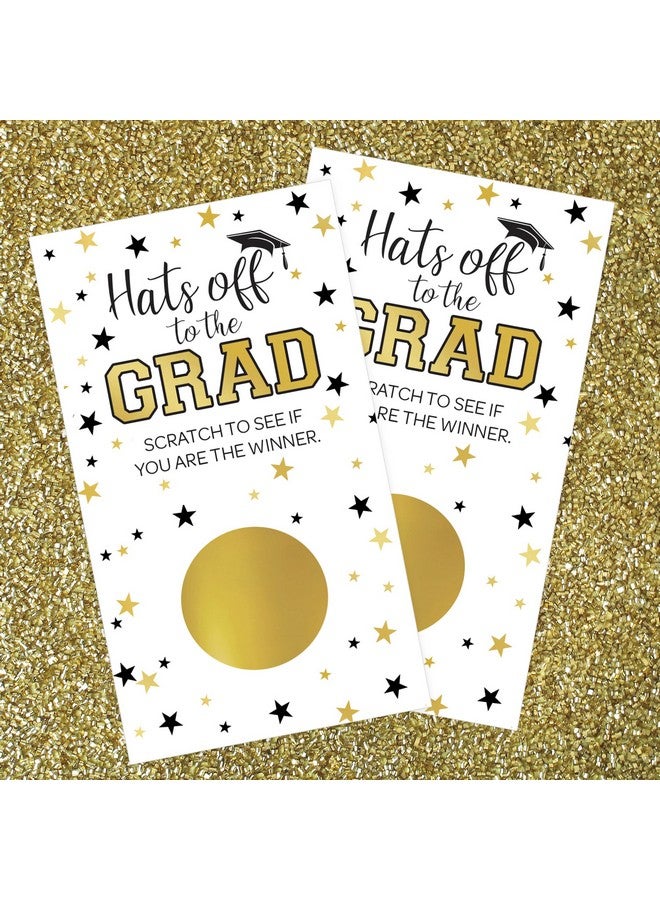 دسكتيكتفز لعبة ديستينكتيفز سكراتش أوف لحفل التخرج، ألعاب حفلات التخرج، لوازم حفلات التخرج - 30 بطاقة (أبيض وذهبي) - Image 5