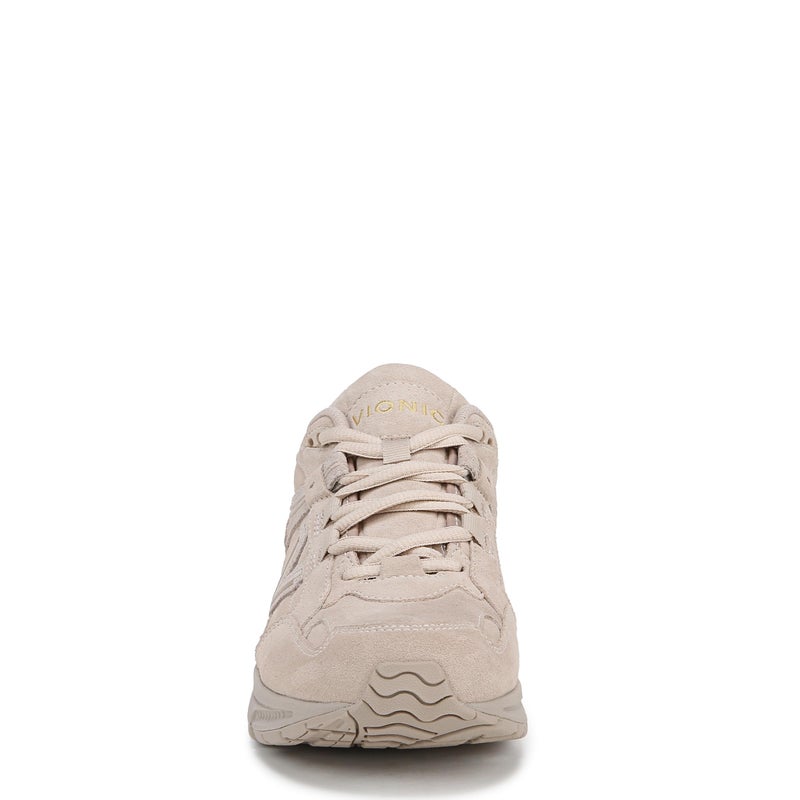 Vionic Womens 23Walk 2.0 Sneaker Oatmeal Gold Suede 9 M - Image 4