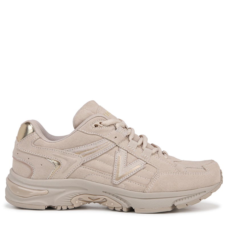 Vionic Womens 23Walk 2.0 Sneaker Oatmeal Gold Suede 9 M - Image 3