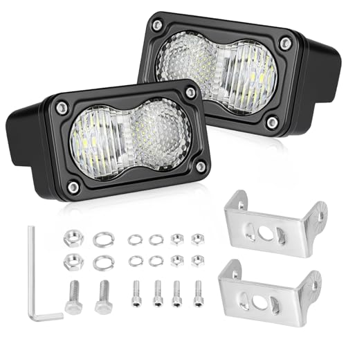AKD Part LED Pods, AKD Part 2Pcs 3" 40W CREE LED Low Beam Fog Lights Small Off Road Driving Combo Light Pods Ditch Head Lights for Trucks Dirt Bike Motorcycle UTV ATV SUV - Image 1