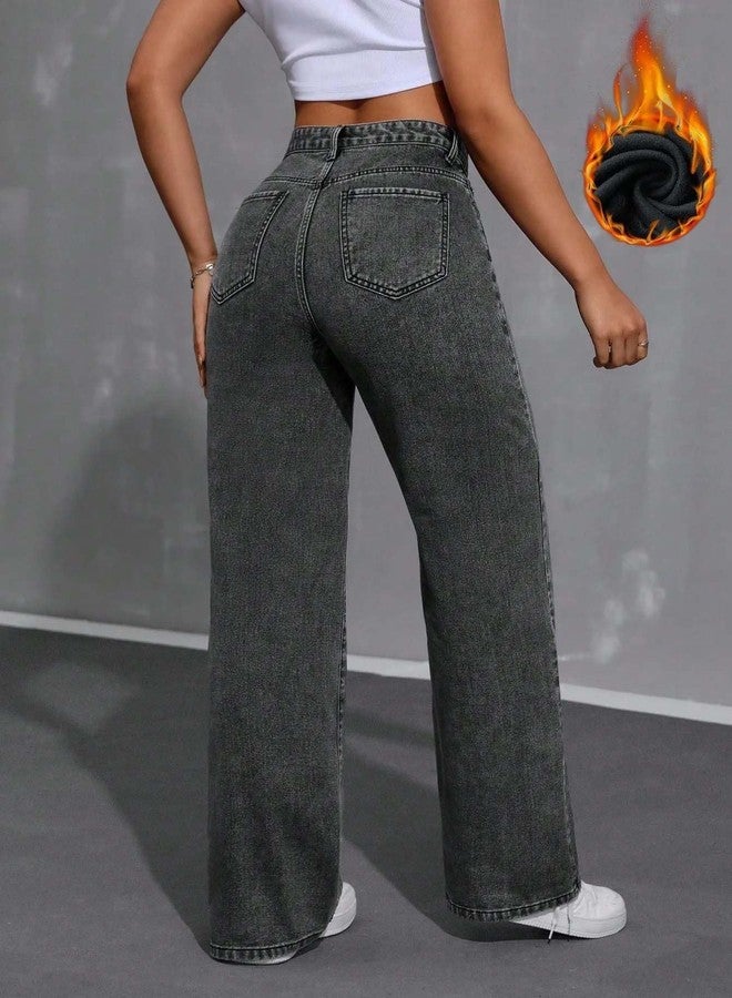 KOTTY Stylish Women High Rise Wide Leg Cotton Denim Street Style Jeans-X2_KTTLADIESJEANS848L - Image 3
