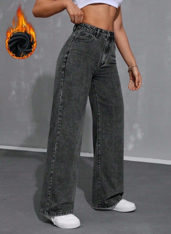 KOTTY Stylish Women High Rise Wide Leg Cotton Denim Street Style Jeans-X2_KTTLADIESJEANS848L - Image 5