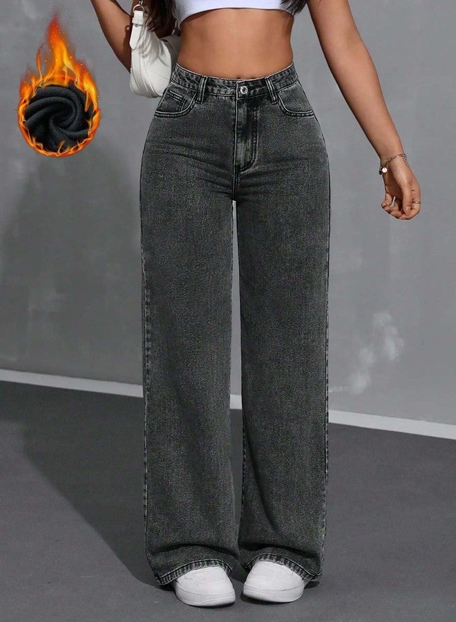 KOTTY Stylish Women High Rise Wide Leg Cotton Denim Street Style Jeans-X2_KTTLADIESJEANS848L - Image 4