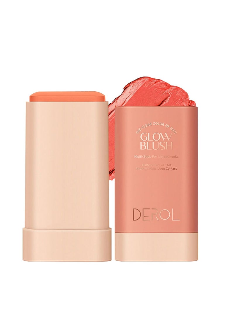 SWETIYOU - Blush Stick for Cheeks and Lips OntheGo Glow Blush Hydrating Solid Cheek Tint Multiuse Blush Makeup Stick Tinted Moisture Sticks Beautiful Natural Shades 02Juicy - Image 1