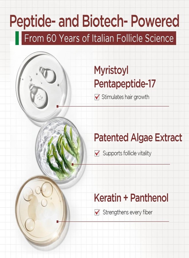 Foltene Eyebrow Growth Serum with Advanced Peptides & Myristoyl Pentapeptide-17, Multi-Zone Density Serum for Brows, Hairline & Beard, 97% Natural Origin Ingredients, 4 mL - Image 5