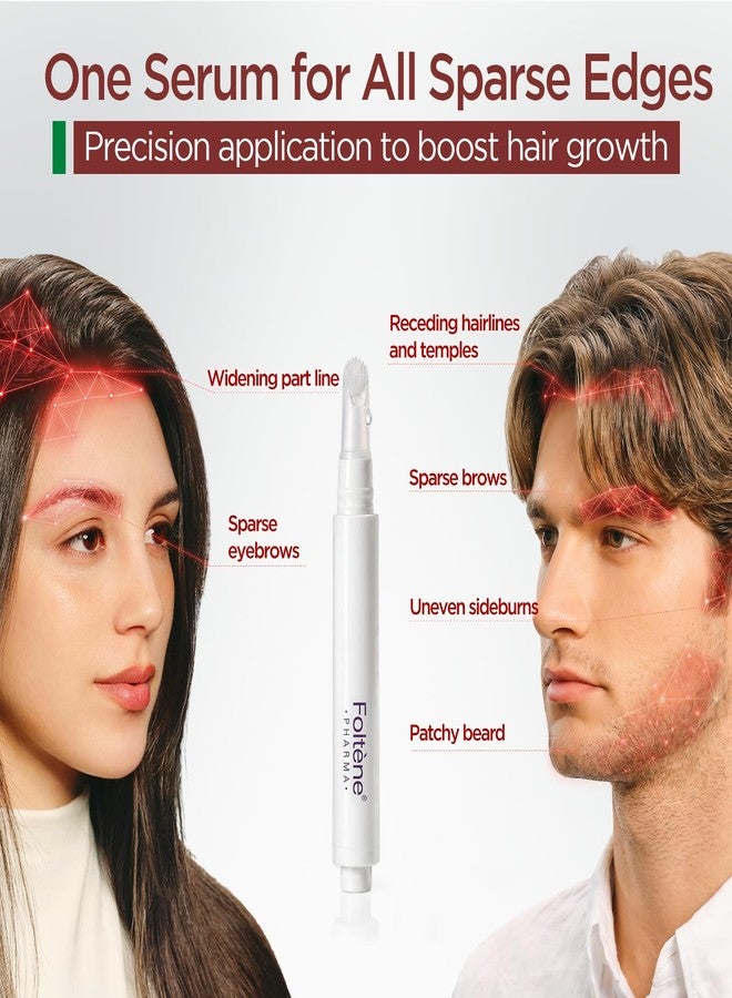 Foltene Eyebrow Growth Serum with Advanced Peptides & Myristoyl Pentapeptide-17, Multi-Zone Density Serum for Brows, Hairline & Beard, 97% Natural Origin Ingredients, 4 mL - Image 4