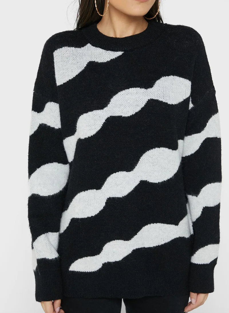 Ginger Printed Sweater