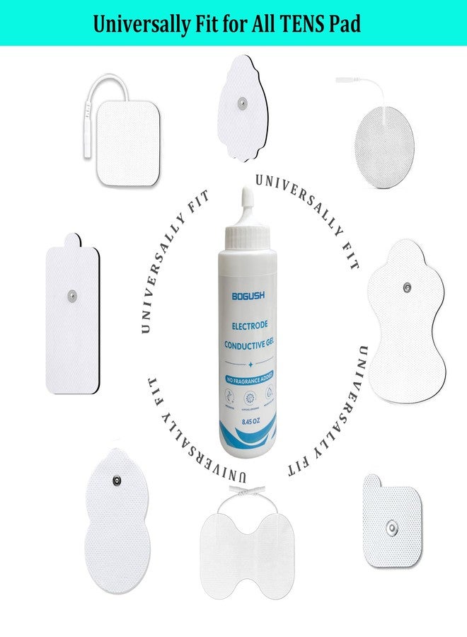 Bogush Electrode Conductive Gel for TENS Unit Pads Odorless Electrode Gel for All Types of Self-Adhesive Electrodes Improves The Conductivity of TENS Electrode Pads Safe Use 8.45 oz Pack of 1 - Image 4