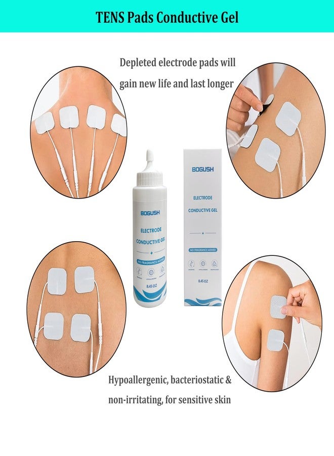 Bogush Electrode Conductive Gel for TENS Unit Pads Odorless Electrode Gel for All Types of Self-Adhesive Electrodes Improves The Conductivity of TENS Electrode Pads Safe Use 8.45 oz Pack of 1 - Image 5