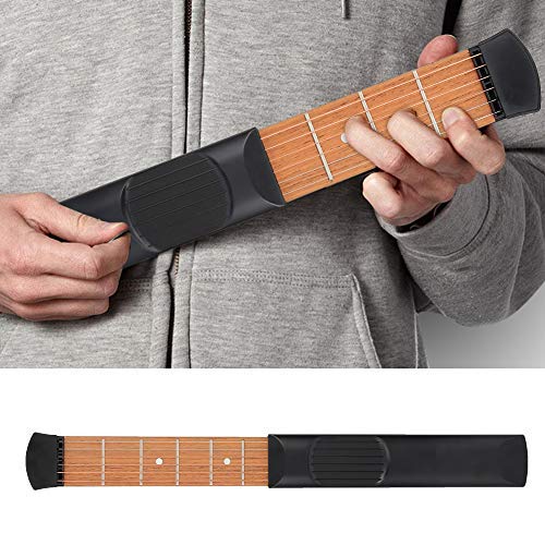 Dilwe Portable Mini 6 Fret Pocket Acoustic Guitar Practice Tool Gadget Chord Trainer - Image 4