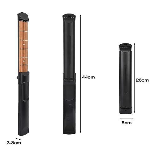 Dilwe Portable Mini 6 Fret Pocket Acoustic Guitar Practice Tool Gadget Chord Trainer - Image 2