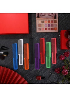Patelai 10 Pieces Hair Styling Combs Set: Fine Tooth Comb, Cutting Comb, and Clipper Comb for Home or Salon Use (Eye-catching Colors)  - Image 3