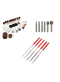 Digital Craft Digital Craft Rotary Tool Die Grinder Accessory Kit DIY Crafts Kit All in One Items DIY Works 105Pc Rotary Tools Set6Pc HSS Rotary Burs Set5Pc Diamond file Set 
