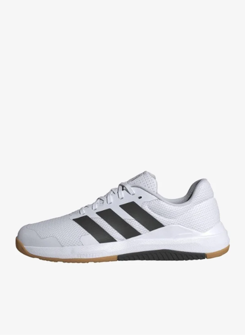 adidas حذاء تدريب دروب سيت بيس للرجال أبيض