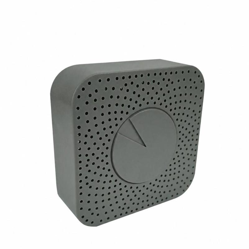 5-In-1 Air Quality Monitor Grey Voice Control App-Enabled Air Quality Detector - Intelligent Linkage Air Quality Sensor for Indoor Home Use - Image 1