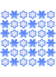 Jerify 40 Pcs Christmas Squishy Snowflake Fidget Toys Snowflake Toys Winter Fidget Toy Winter Kawaii Stress Relief Toys Xmas Stockings Decorations Christmas Party Favors Goody Bags Filler  - Image 1