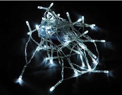 Karlling Battery Operated White 40 LED Fairy Light String Wedding Party Xmas Christmas Decorations(White) - Image 2