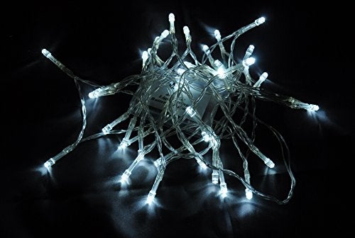 Karlling Battery Operated White 40 LED Fairy Light String Wedding Party Xmas Christmas Decorations(White) - Image 3