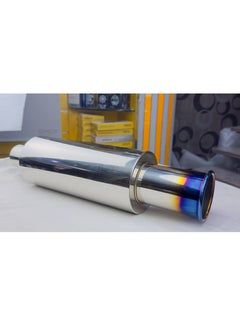 WINCA Winca Exhaust Muffler, 2.5" Inlet Outlet Exhaust Tip Pipe 63mm Stainless Steel Universal Exhaust Muffler for Most Cars, Sedans, and Trucks (127 FH 40)  - Image 4