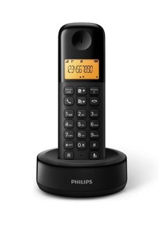 Philips Philips D1601B Cordless Landline Phone – Wireless Design, Caller ID, Long Battery Life, Clear Sound, Easy to Use, Official Warranty in Egypt  - Image 1