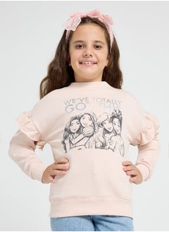 Disney Princess Graphic Sweat Shirt  - Image 1