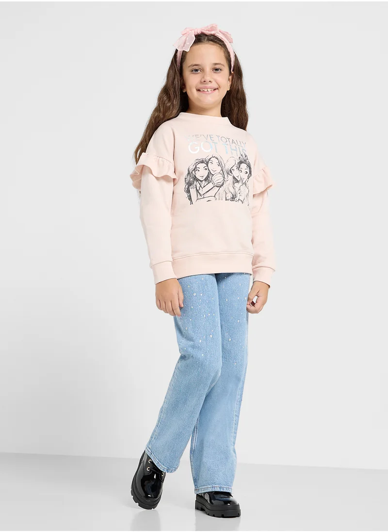 Disney Princess Graphic Sweat Shirt