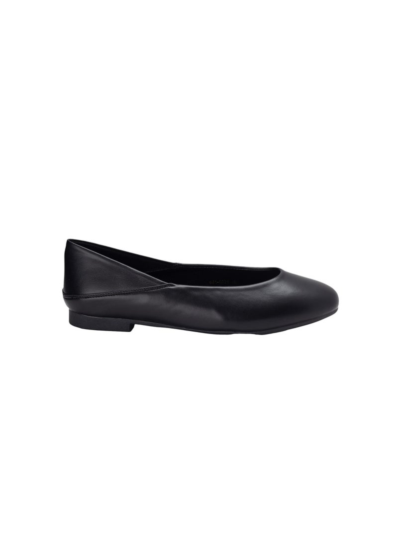 Bata Round Toe Ballerinas  - Image 1