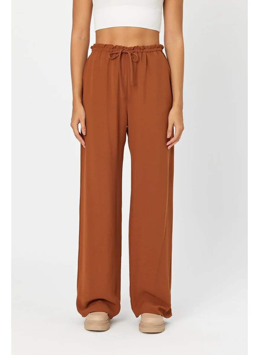 Alexander Gardi Alexandergardi Crepe Fabric Rope-Tie Palazzo Trousers (B24-00231)