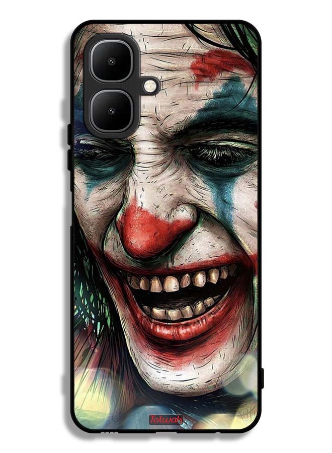 Tolwak Tecno Pop 10 Protective Case Cover Joker Laughing Face