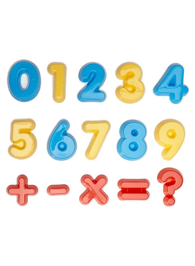 Learning Resources قوالب الرمل للأرقام والعمليات (26 قطعة، بلاستيك أزرق، للأعمار 3+) - Image 1