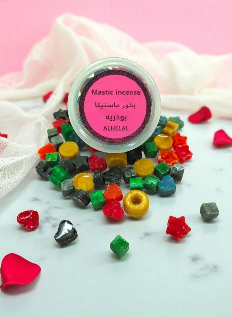 بريز بخور مستيكا ملونه برائحة البودره 100جرام - Image 4