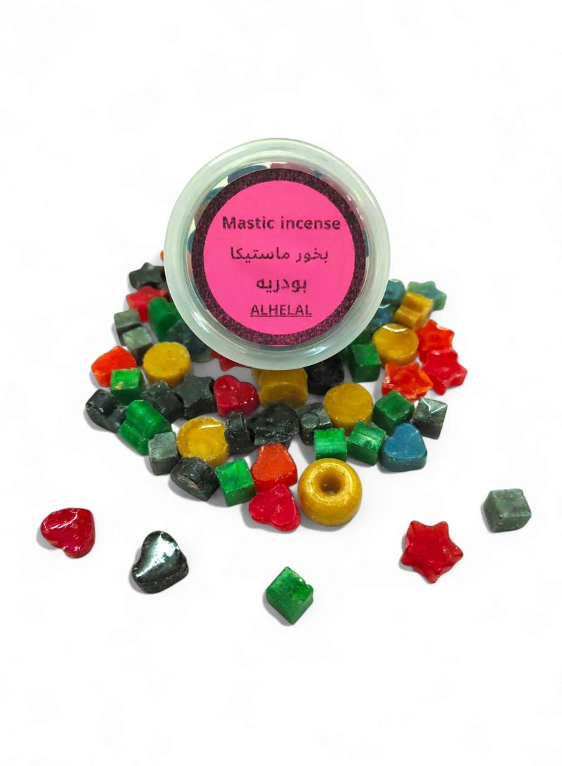 بريز بخور مستيكا ملونه برائحة البودره 100جرام - Image 1