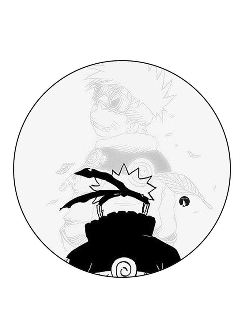 RKN Anime Naruto Printed Mouse Pad  Round  Multicolour