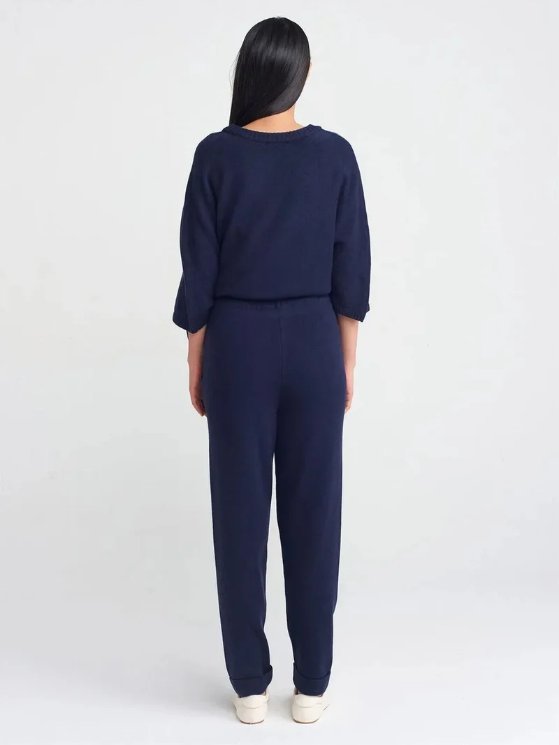 ديلفين DILVIN Women’s Lurex Knit Jogger Pants